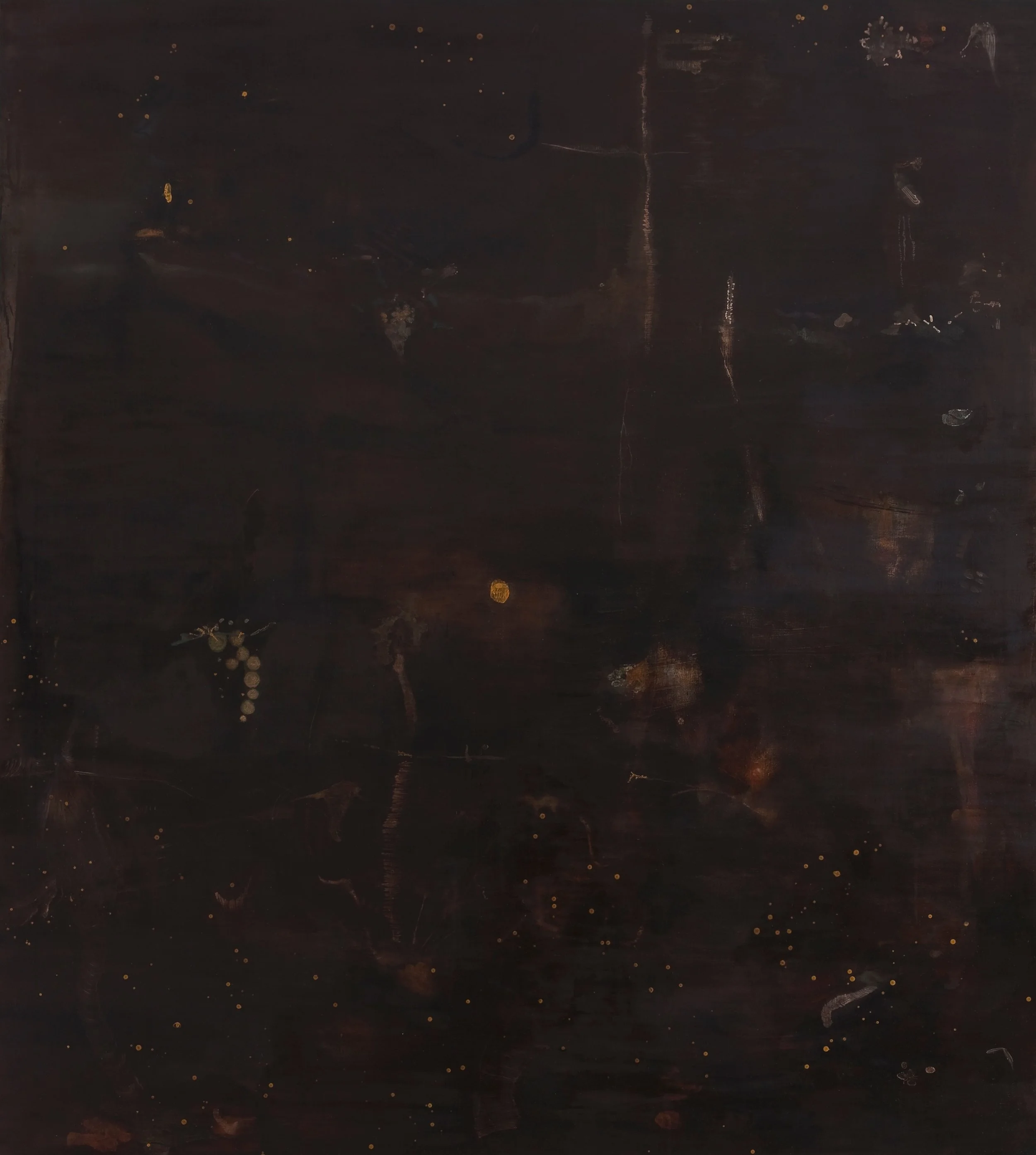 Anthrosol 180x160cm/tempera på lerret