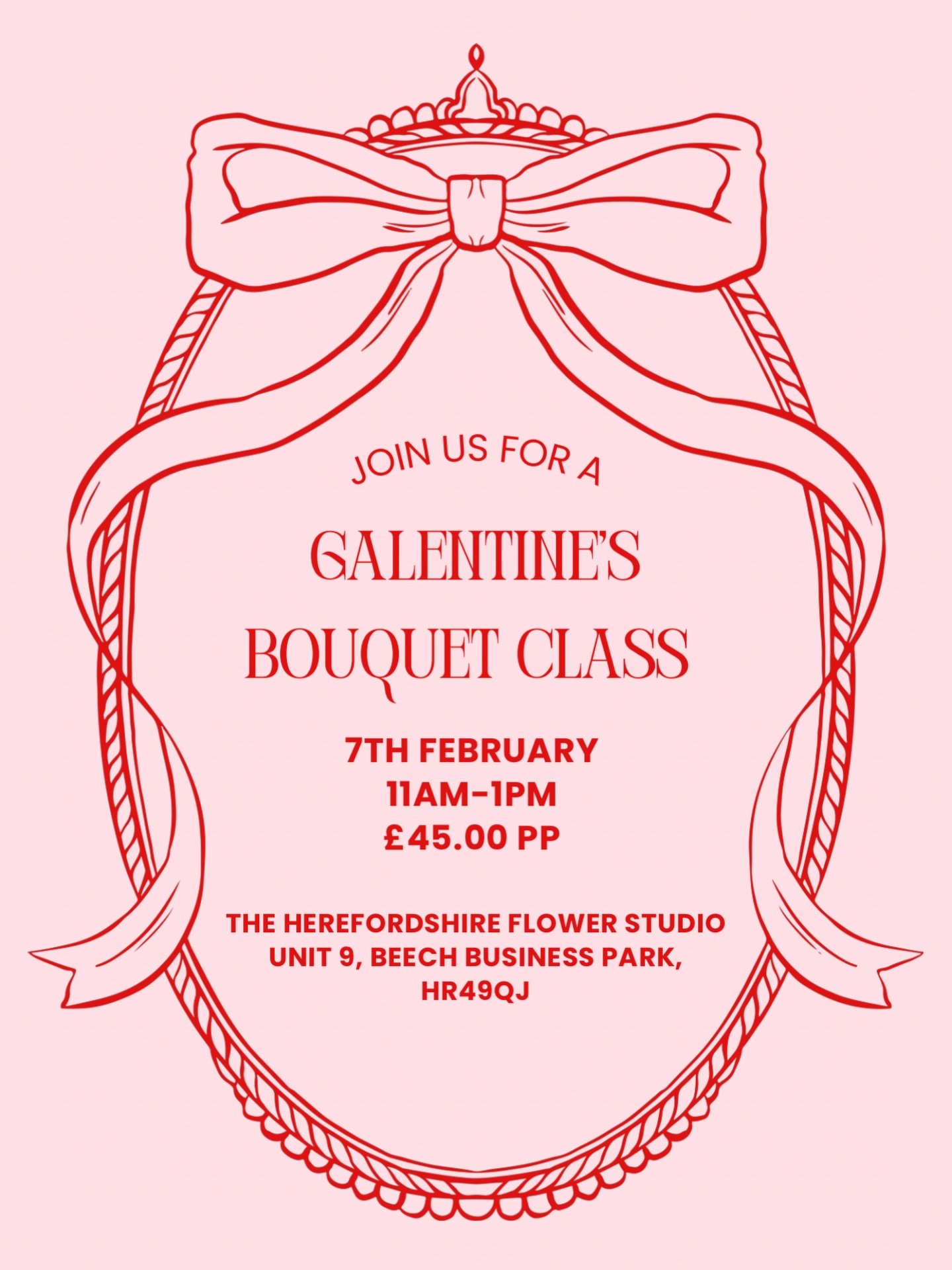🎀Galentine&rsquo;s Bouquet Class 🎀
Celebrate the joy of friendship with a relaxed and creative morning of floristry, music, and sweet treats. Learn the essentials of bouquet making &ndash; from hand-tying to styling &ndash; using the season&rsquo;s
