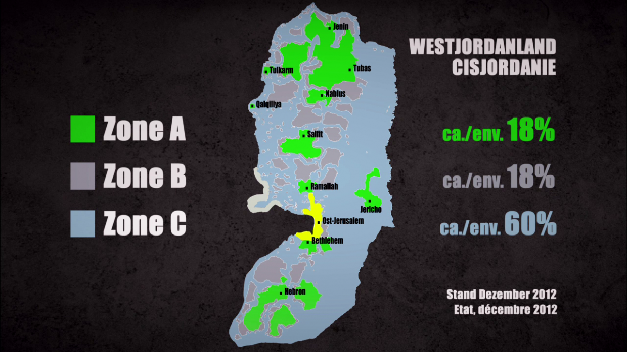Source ARTE : https://info.arte.tv/fr/la-repartition-en-trois-zones-de-la-cisjordanie