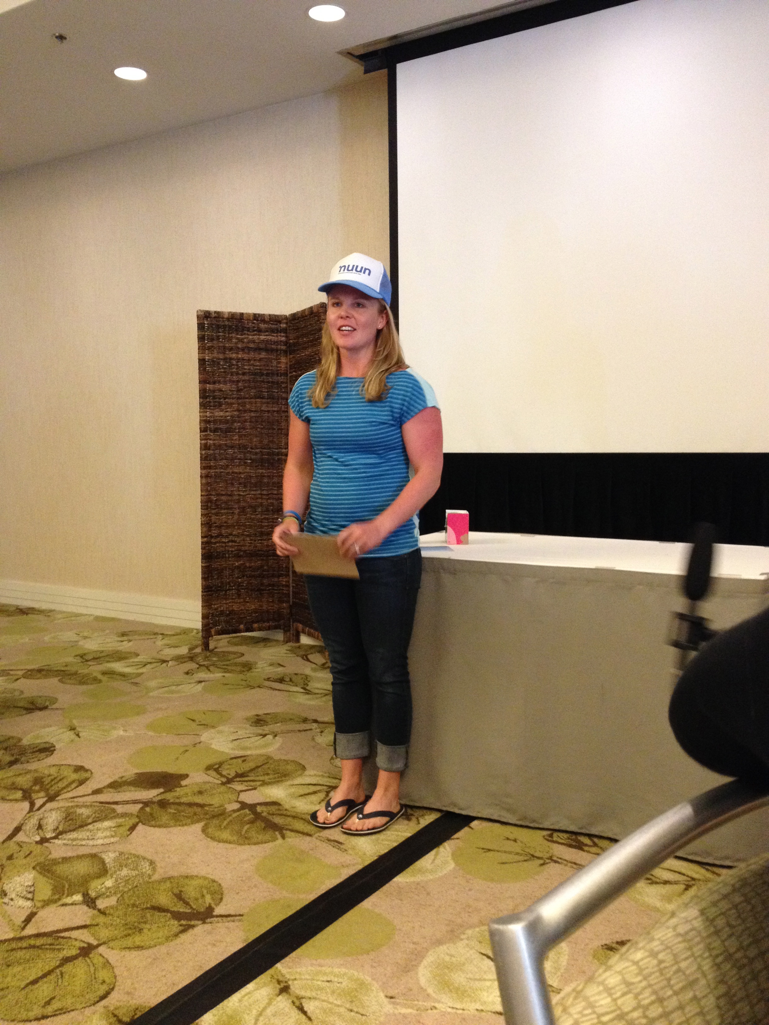 Arielle from Nuun .... just the best electrolytes around, no big deal 
