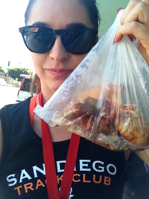 Starvation nation and fear of a long border crossing = 1/2 chicken in a bag. NORMAL.
