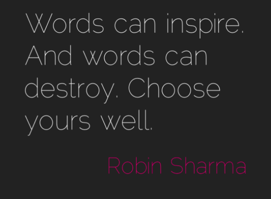 life mantra.