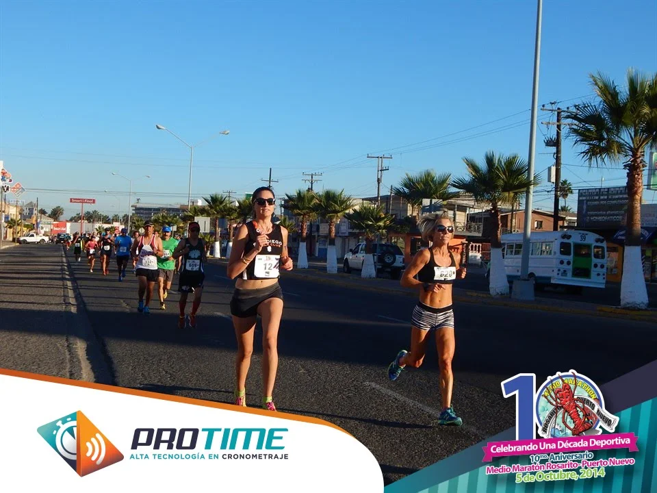 one of the few moments of dignity during Rosarito-Puerto Nuevo Half Marathon. 14th female- not sure if there were even 14 females signed up for the race though. just kidding.