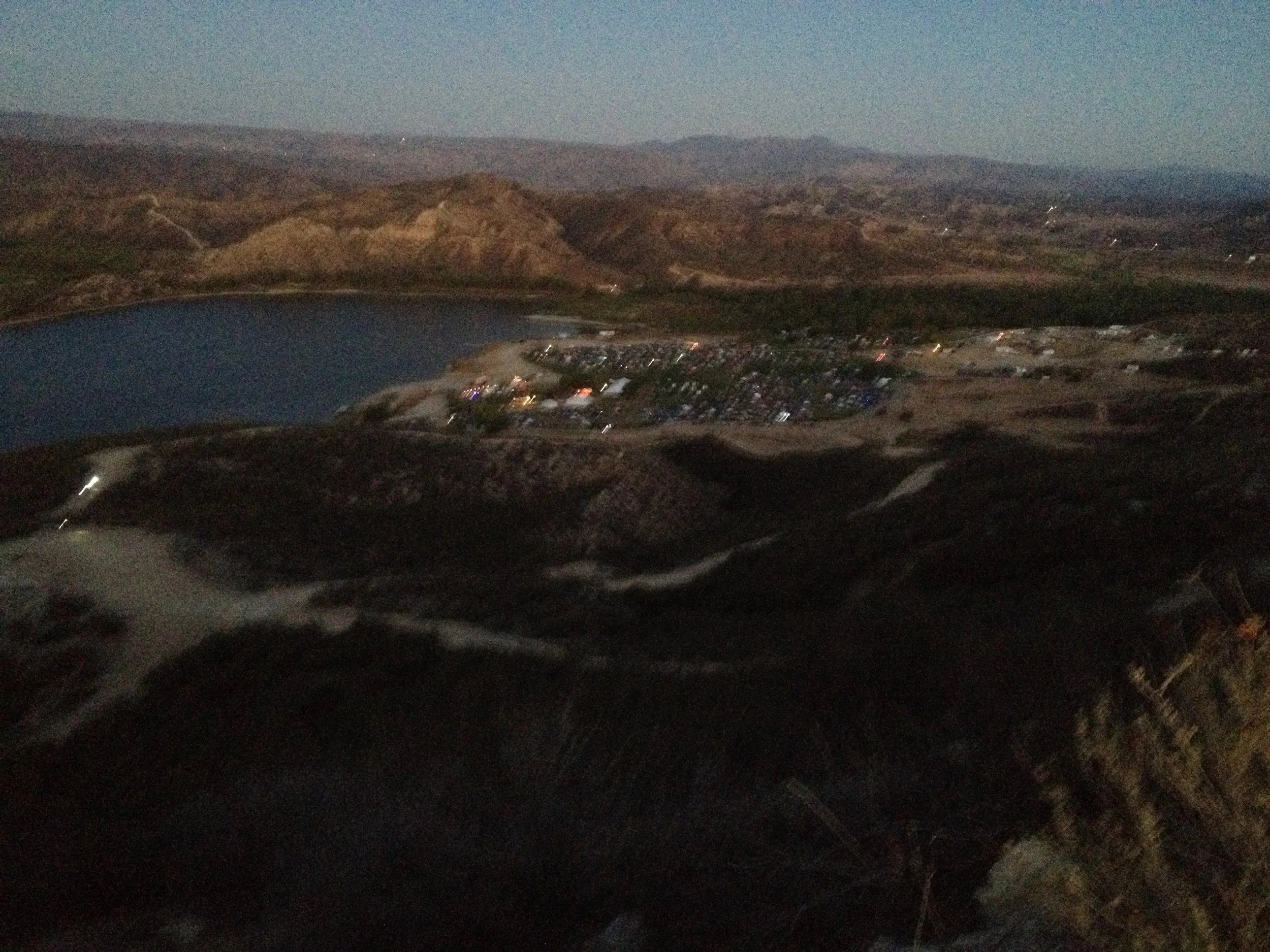 oh little town of... Vail Lake. we worked HARD for these views. 
