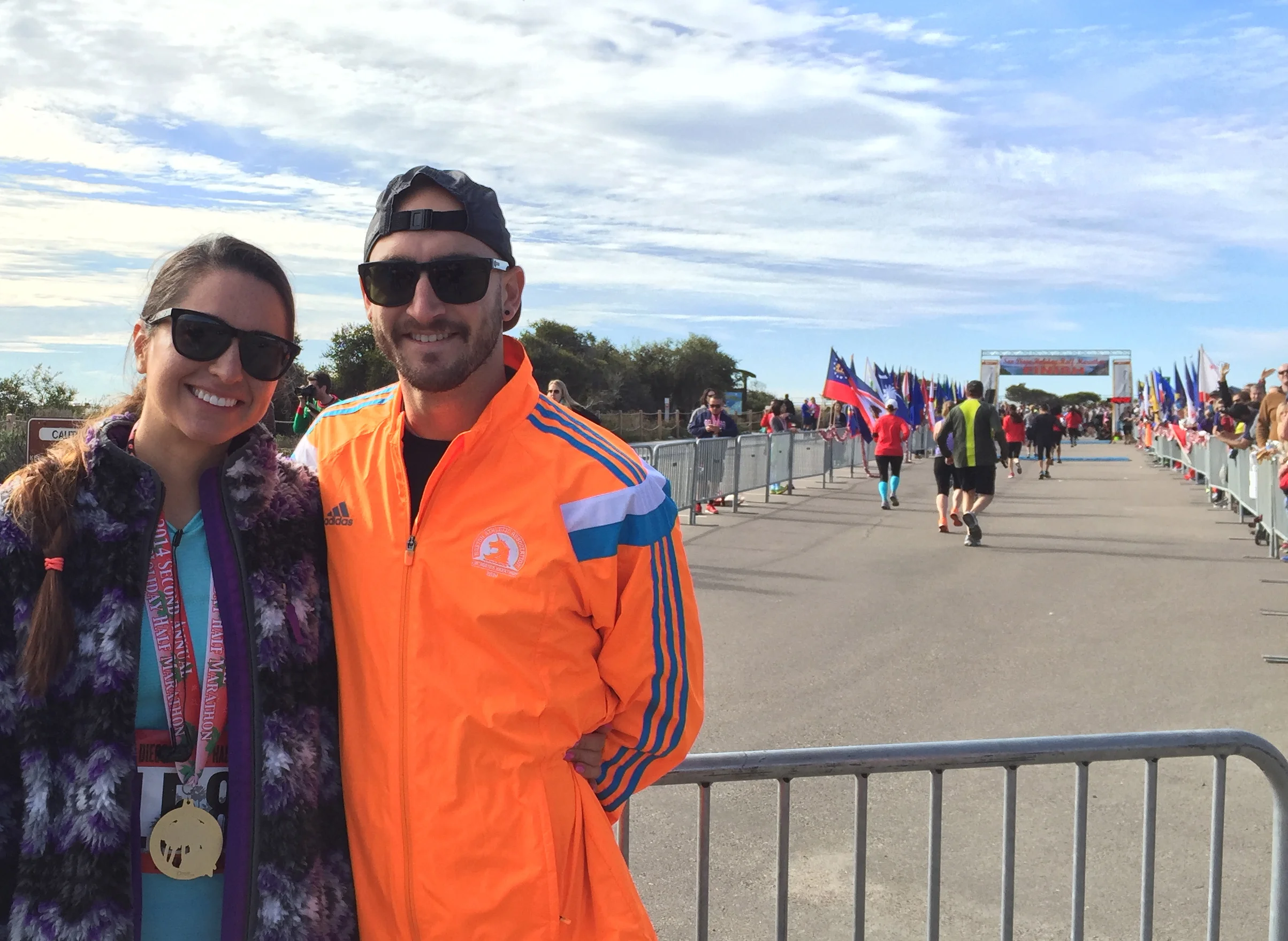 is it possible for someone cheering you on at your race- get more attention after the race for their cheering than you did for your running? CRUEL WORLD, folks. 