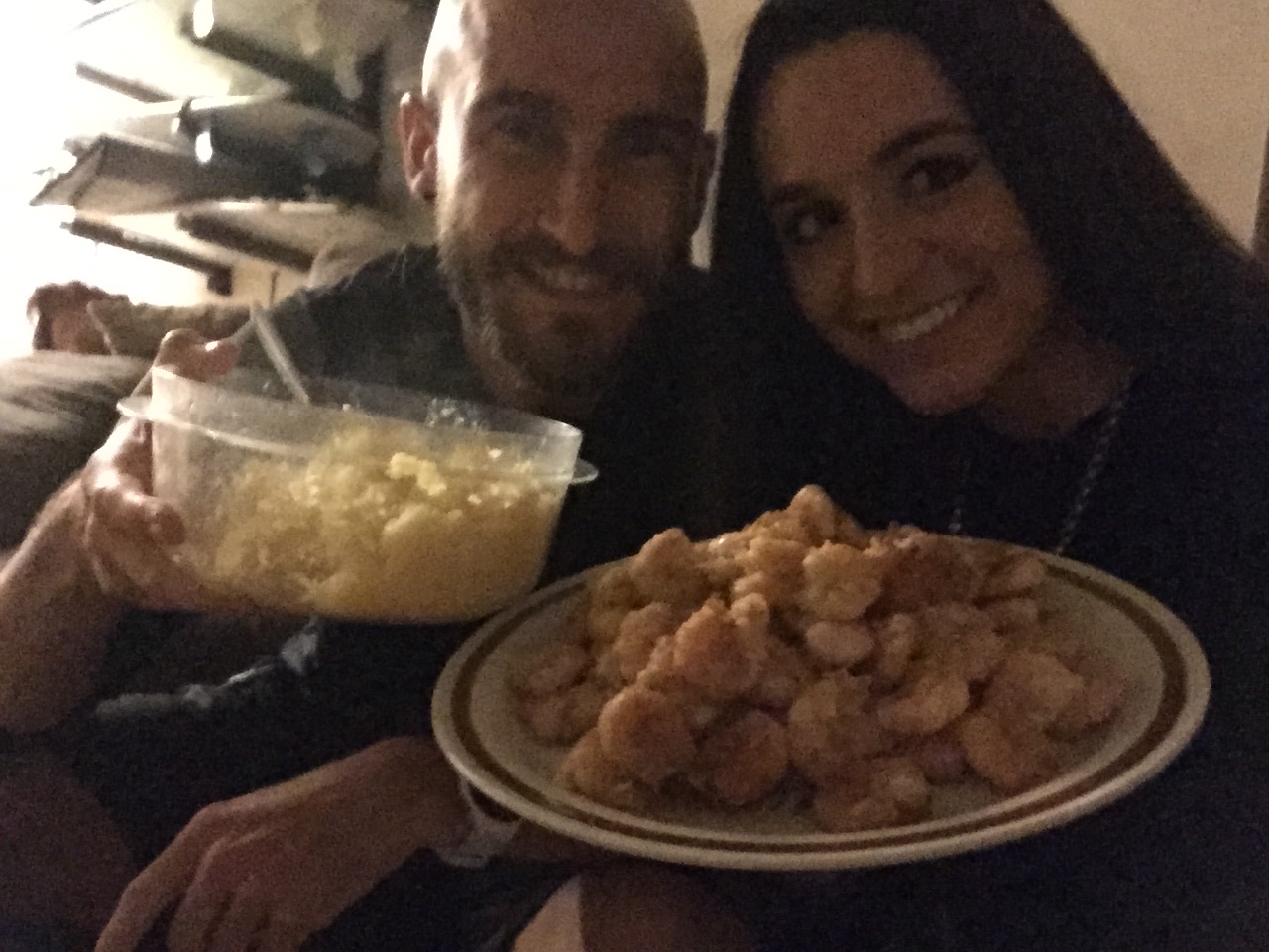 is 2 pounds of fried shrimp (gluten-free, of course) and grits enough for my 26 mile long run day?