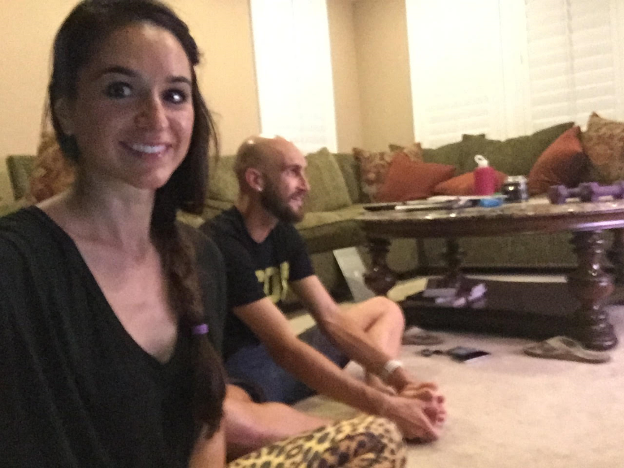 stretchhingggg time pre-tijuana race night!