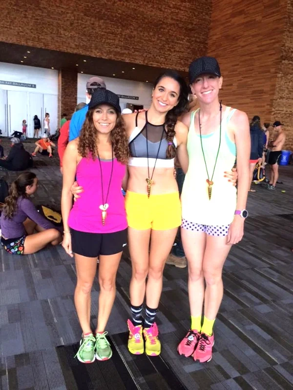 i love love love these girls. also LOVED the massage we got right after the race. 