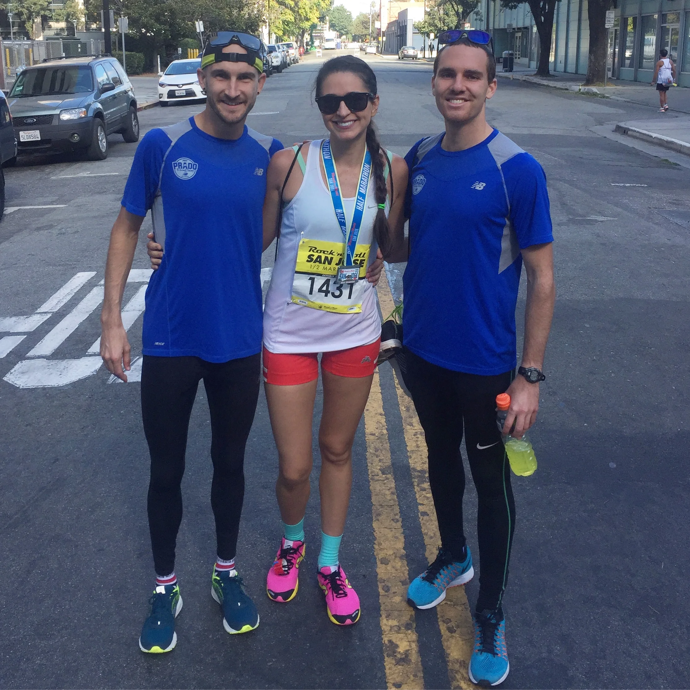 SQUAD (where i bring down our half marathon avg. no big deal.) 
