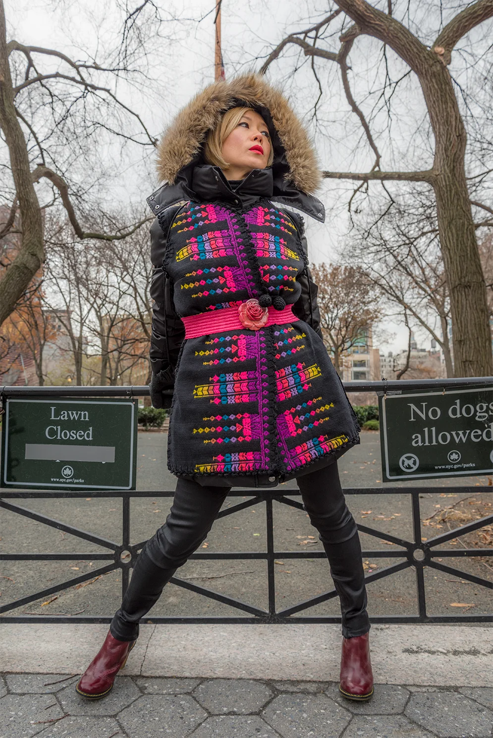ROCK MAMA NYC LIFESTYLE BLOG - HOW TO MAKE A DOWN JACKET CUTE