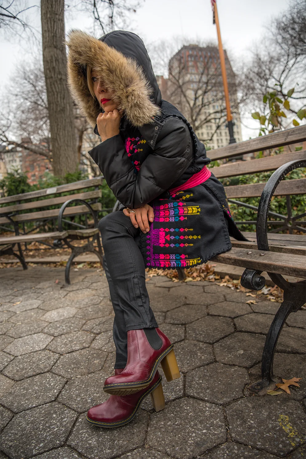 ROCK MAMA NYC LIFESTYLE BLOG - HOW TO MAKE A DOWN JACKET CUTE