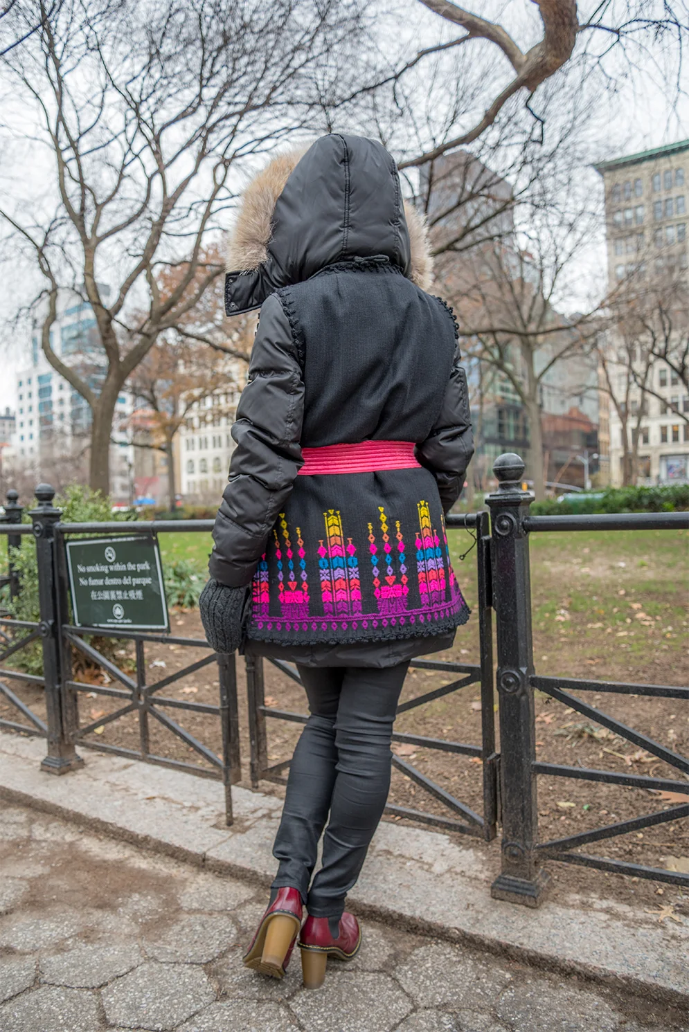 ROCK MAMA NYC LIFESTYLE BLOG - HOW TO MAKE A DOWN JACKET CUTE