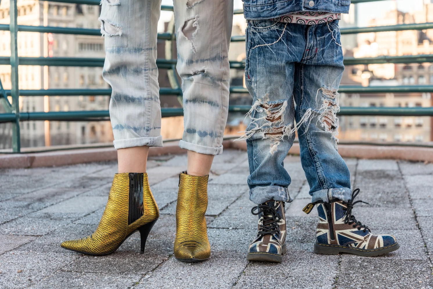 ROCK MAMA NYC LIFESTYLE BLOG - MOM AND SON DENIM ON DENIM STYLING