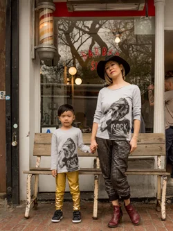 Mon And Son Matching T-Shirts Styling