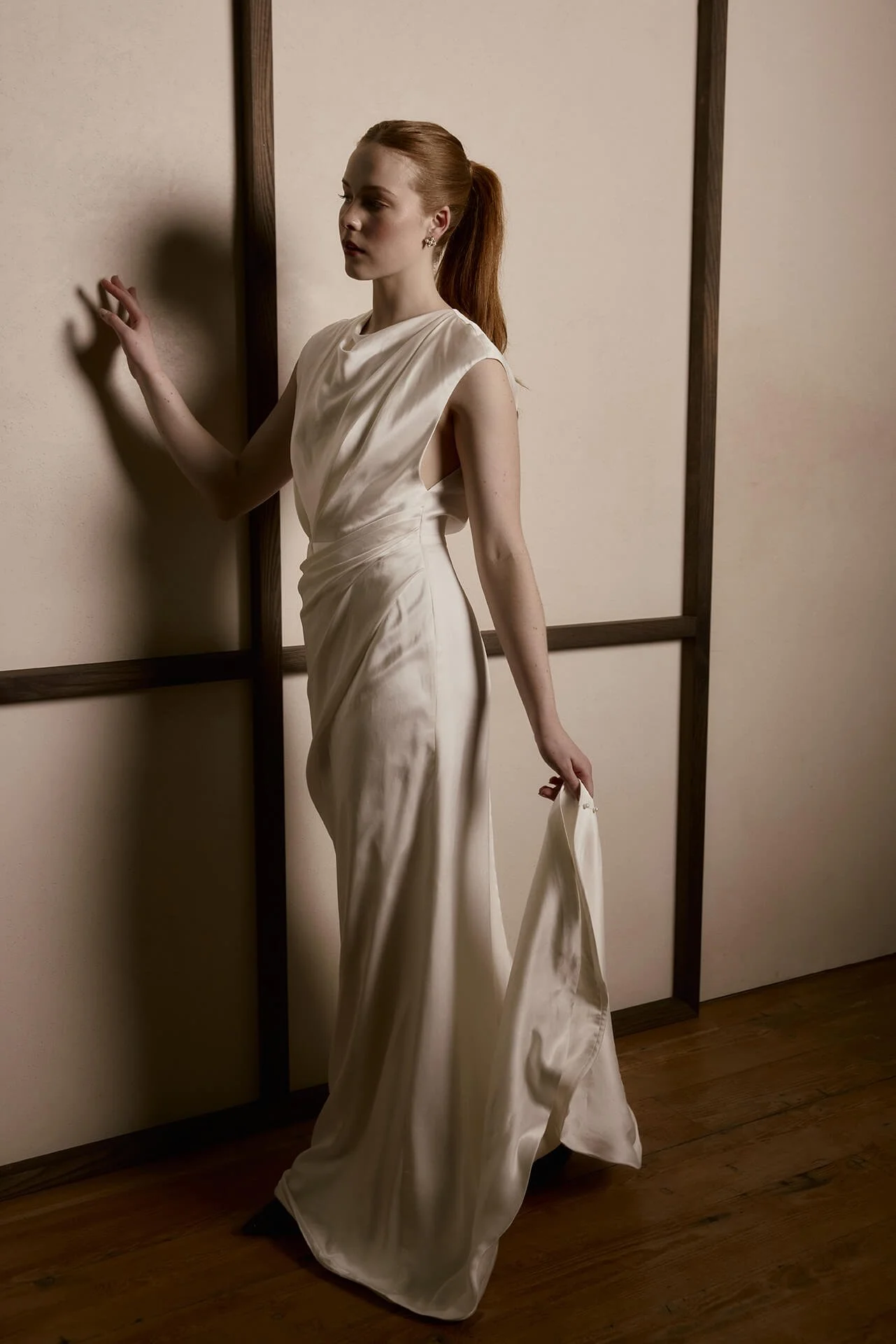 Bride in a curated Marry Me Bridal gown