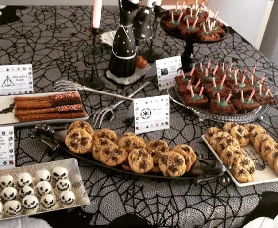 Halloween Baby Shower Dessert Bar