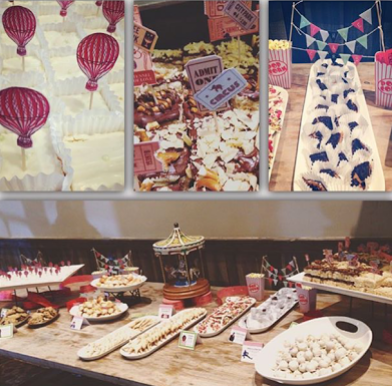 Circus Themed Wedding Dessert Bar