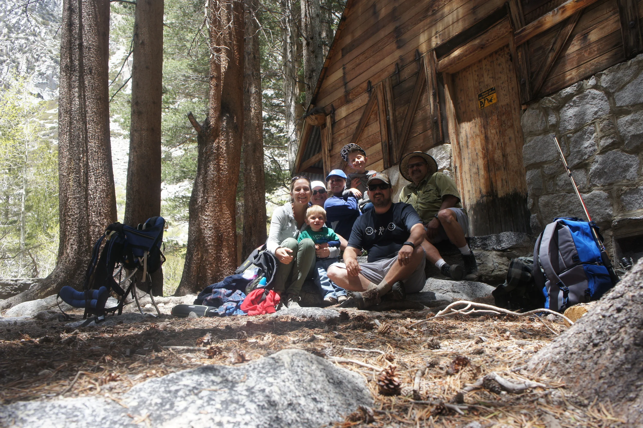Lunch at Lon Chaney's Cabin May 2016
