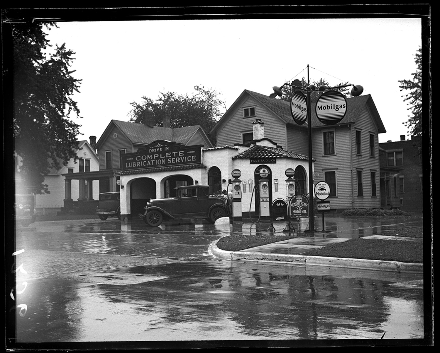 Figueira Oil Co., Mobile gasoline/service station, circa 1930. File/The State Journal-Register