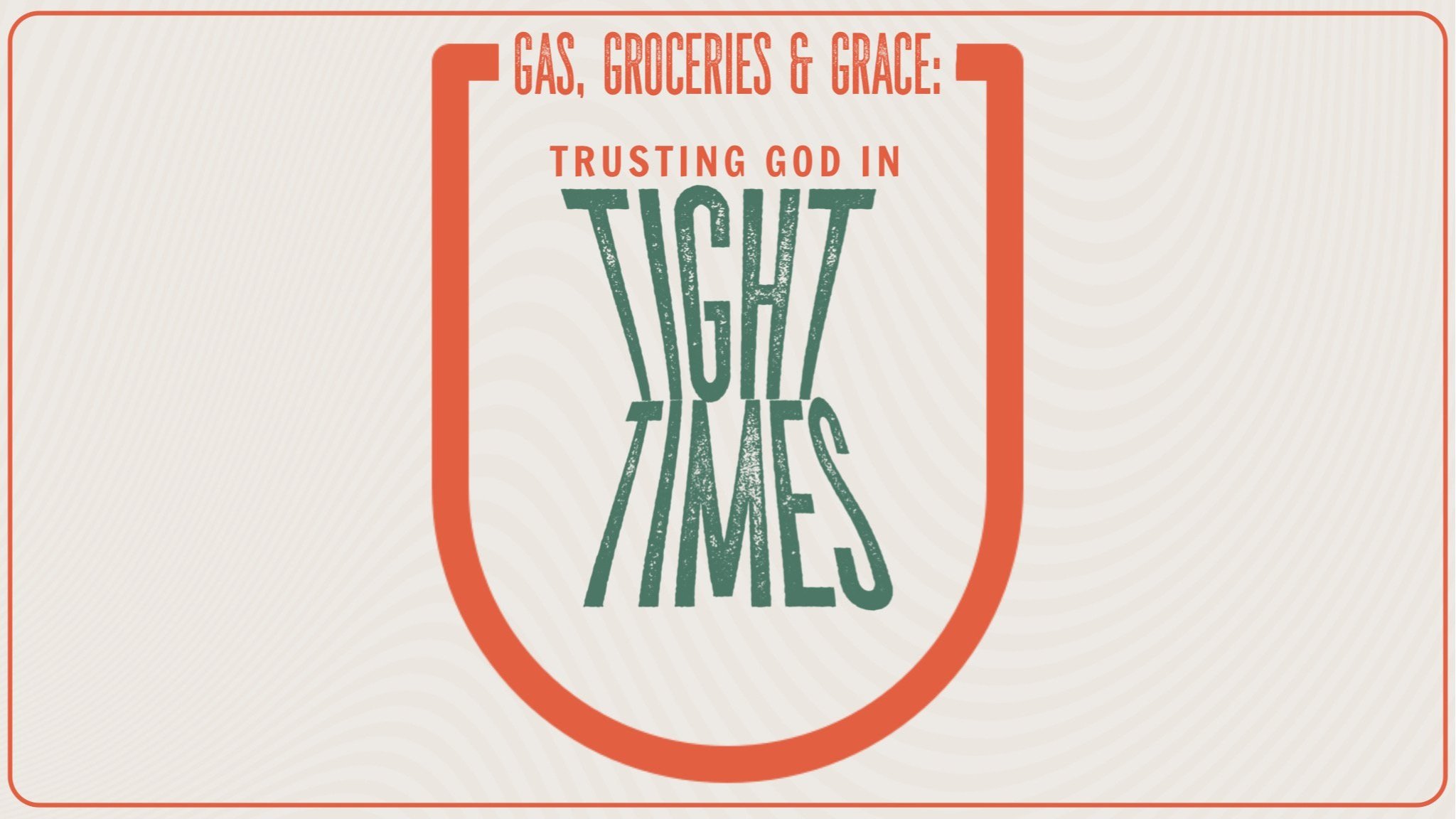 Gas, Groceries &amp; Grace: Holding On To God in Tight Times