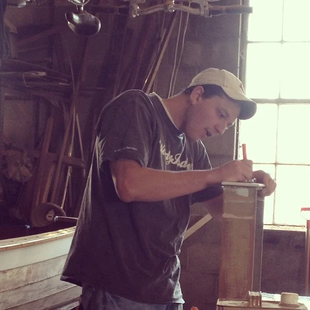 He likes wood. Its an obsession that started at a young age. 