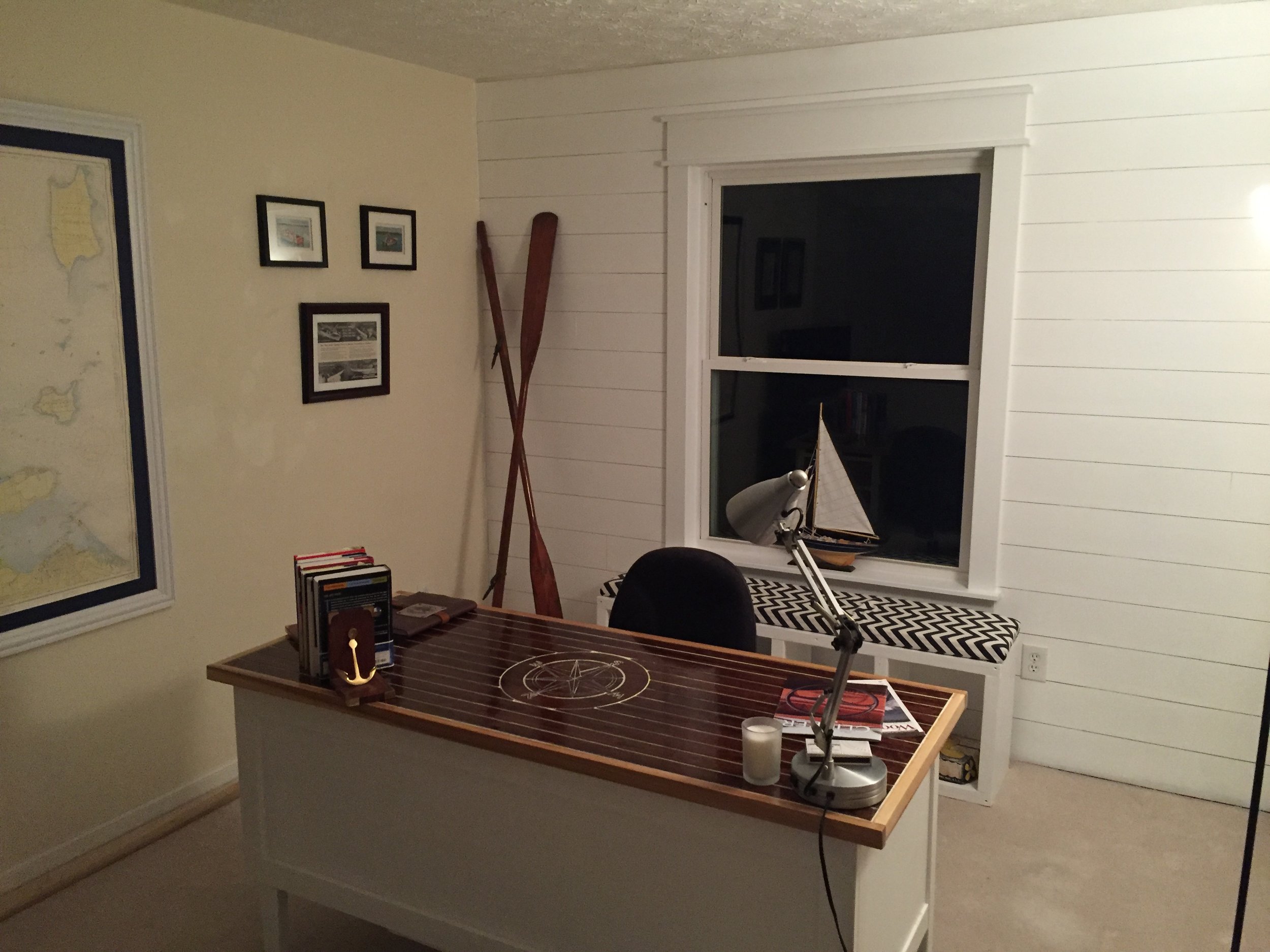 How to Build a Faux Shiplap Wall