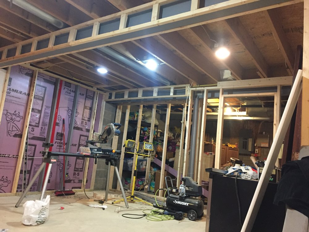 How To Finish A Basement On Budget, How To Start Basement Framing