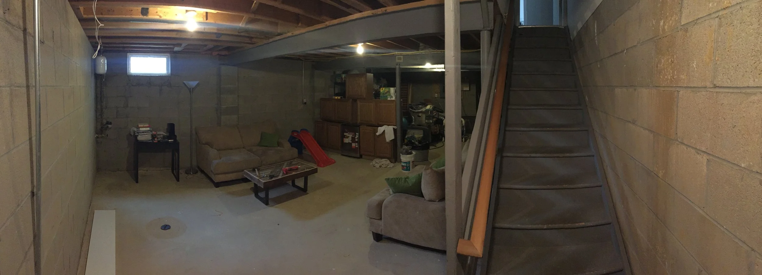 How To Finish A Basement On A Budget — Revival Woodworks