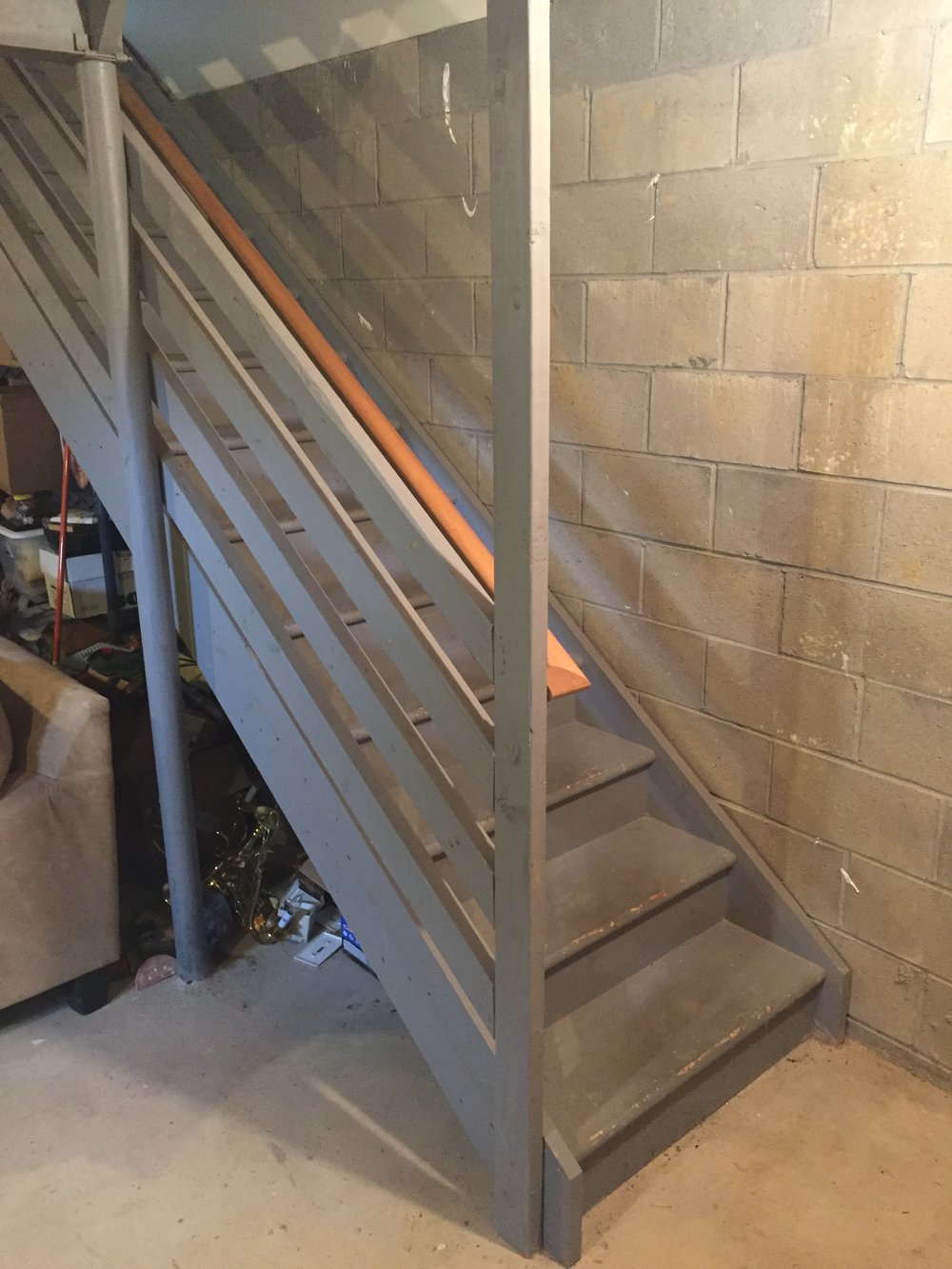 Staircase Remodel Diy Basement Stair Transformation Revival Woodworks