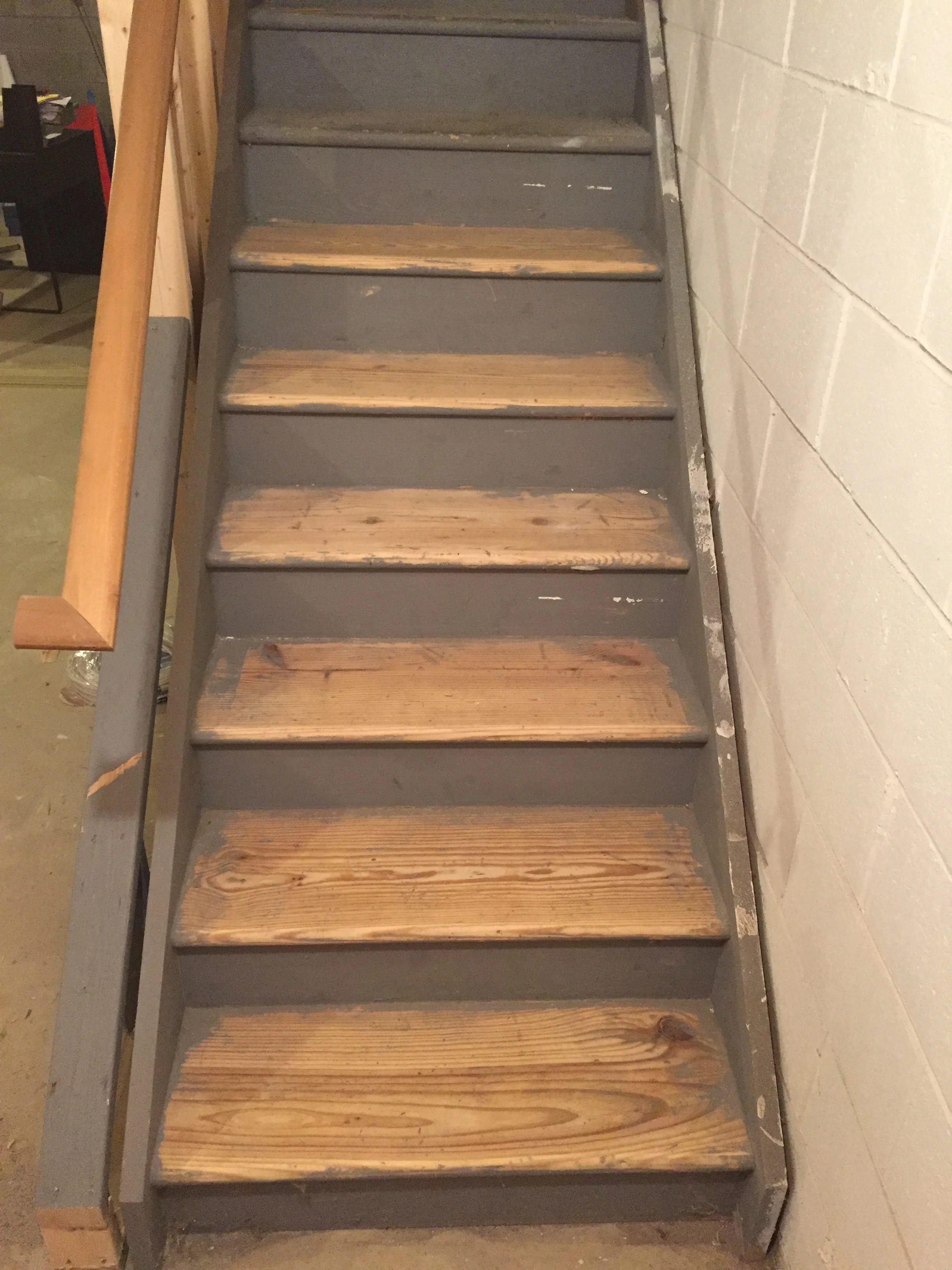 Staircase Remodel DIY Basement Stair Transformation — Revival Woodworks