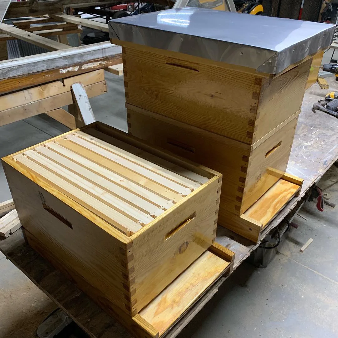 How to Build A Beehive - Part 4: Building the Solid Bottom Board, Intercover, Feeder, Telescoping Outer Cover