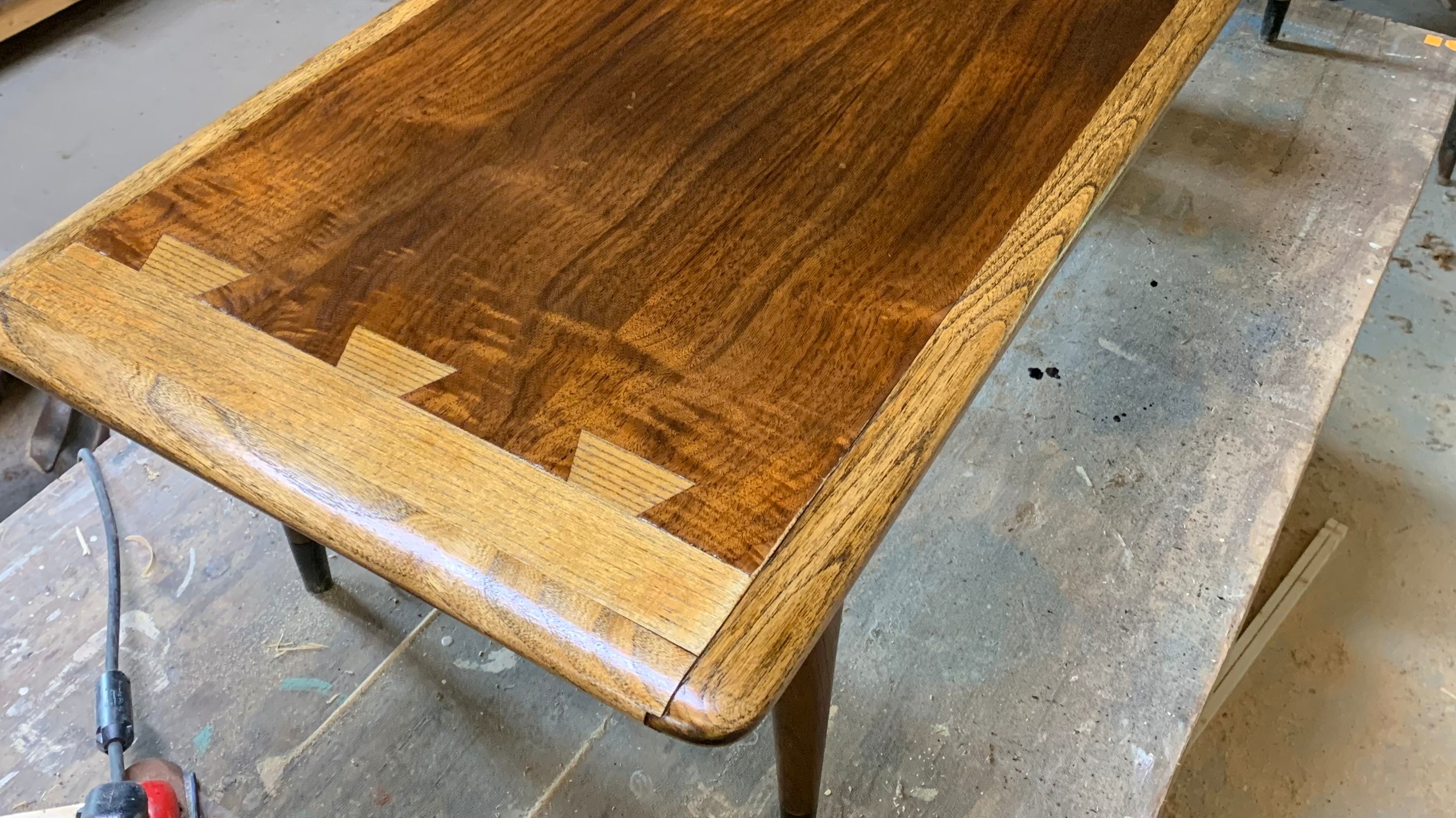 Refinishing a Coffee Table - The Craftsman Blog