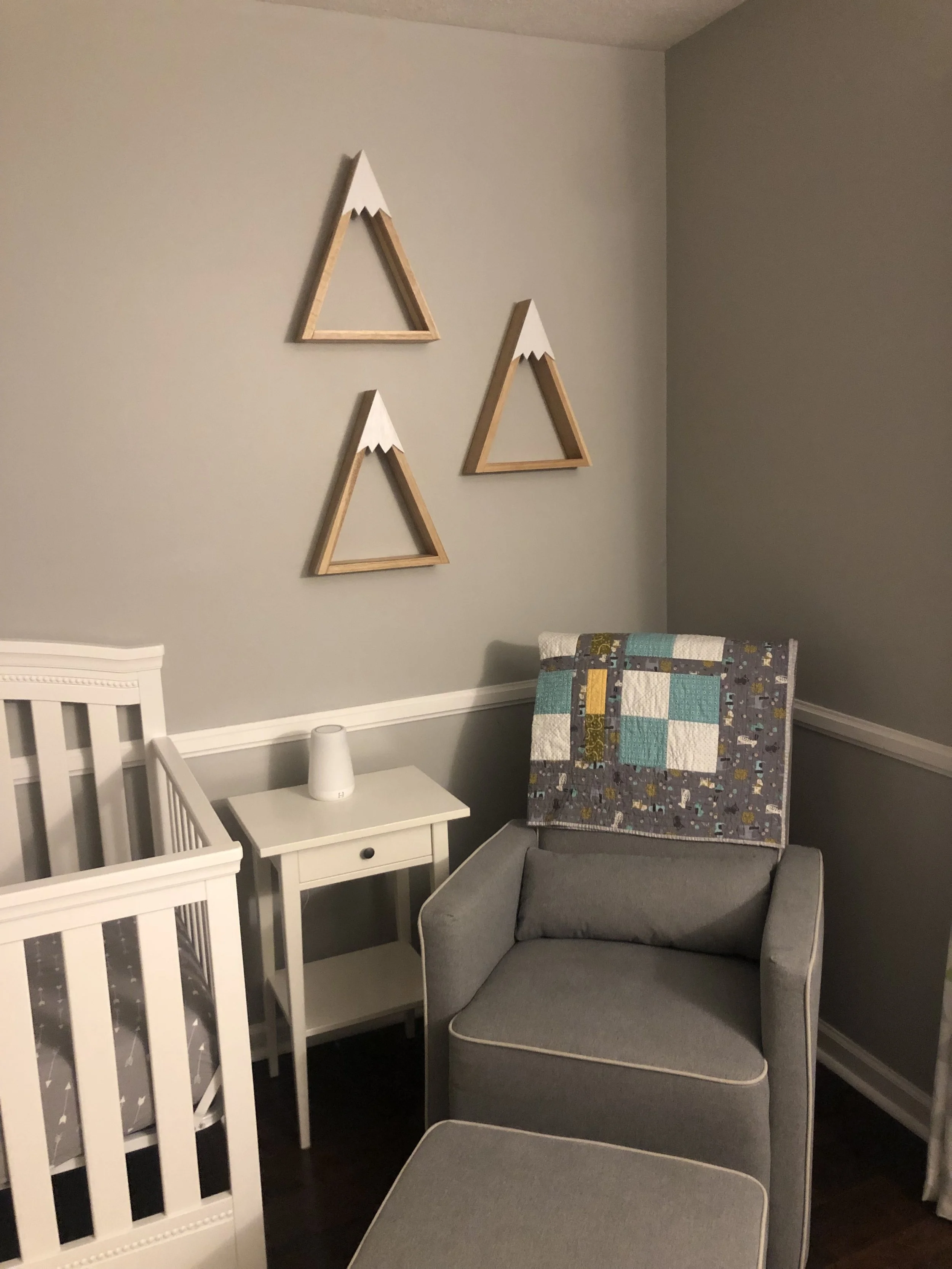 mountain shelves nursery