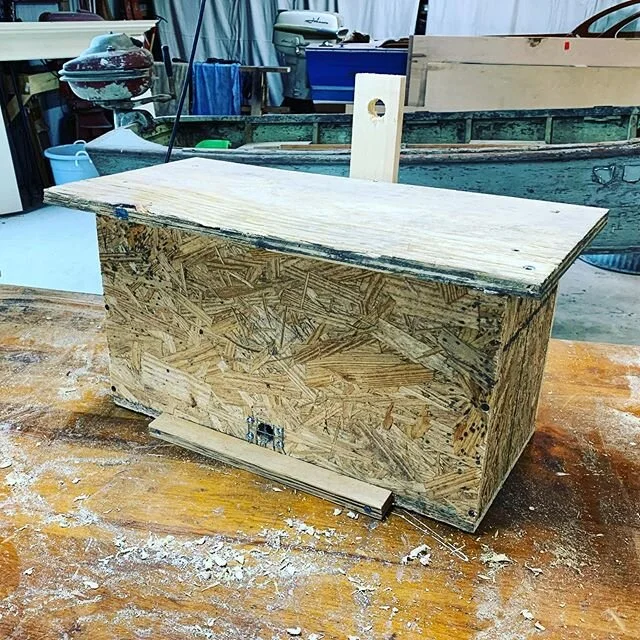 My first swarm trap. Another great beekeeping project in the wood shop. This is all scrap wood and cutoffs from other projects. #woodworking #beekeeping #woodshop #beekeeper #scrapwood #freebees