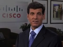 Exiting Cisco CFO Frank Calderoni.
