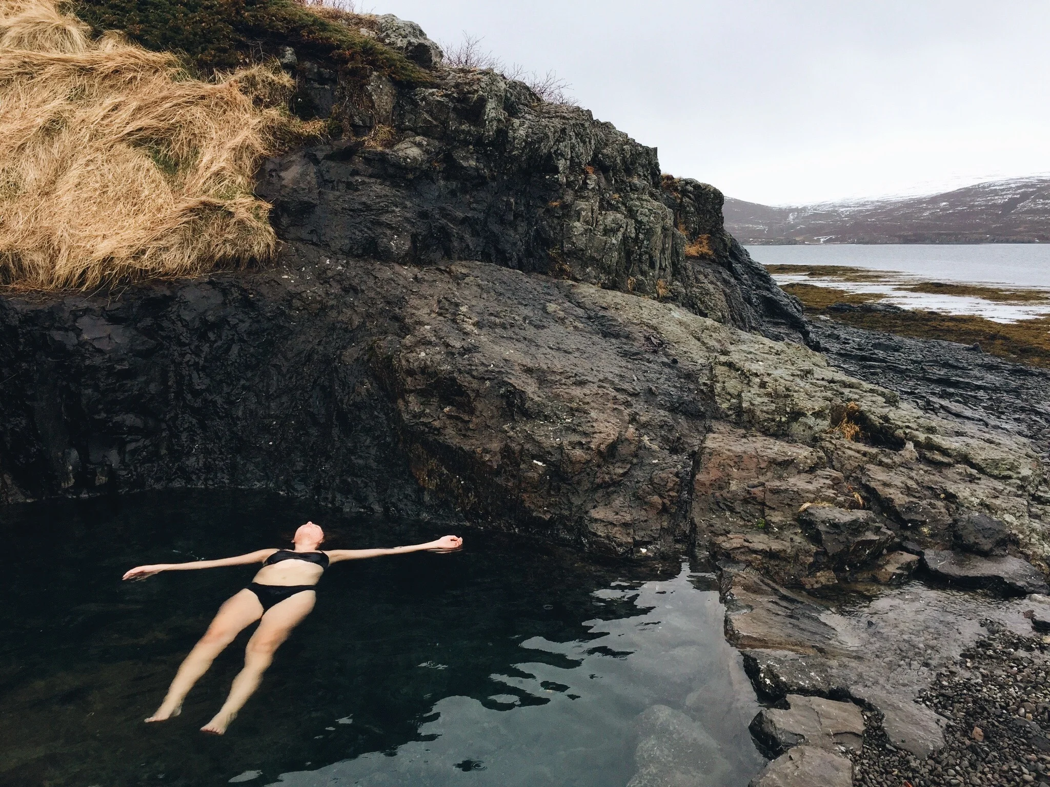 hidden hot spring, Iceland 