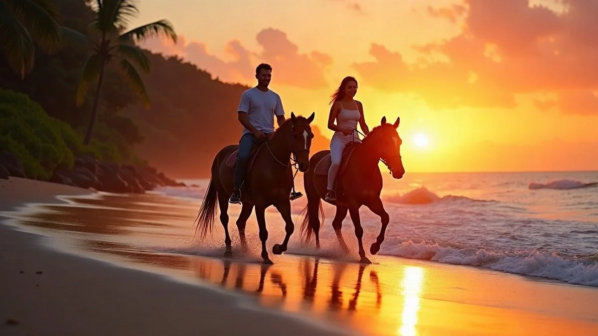 Horseback Riding in Nosara: Jungle and Beach Sunset Trails