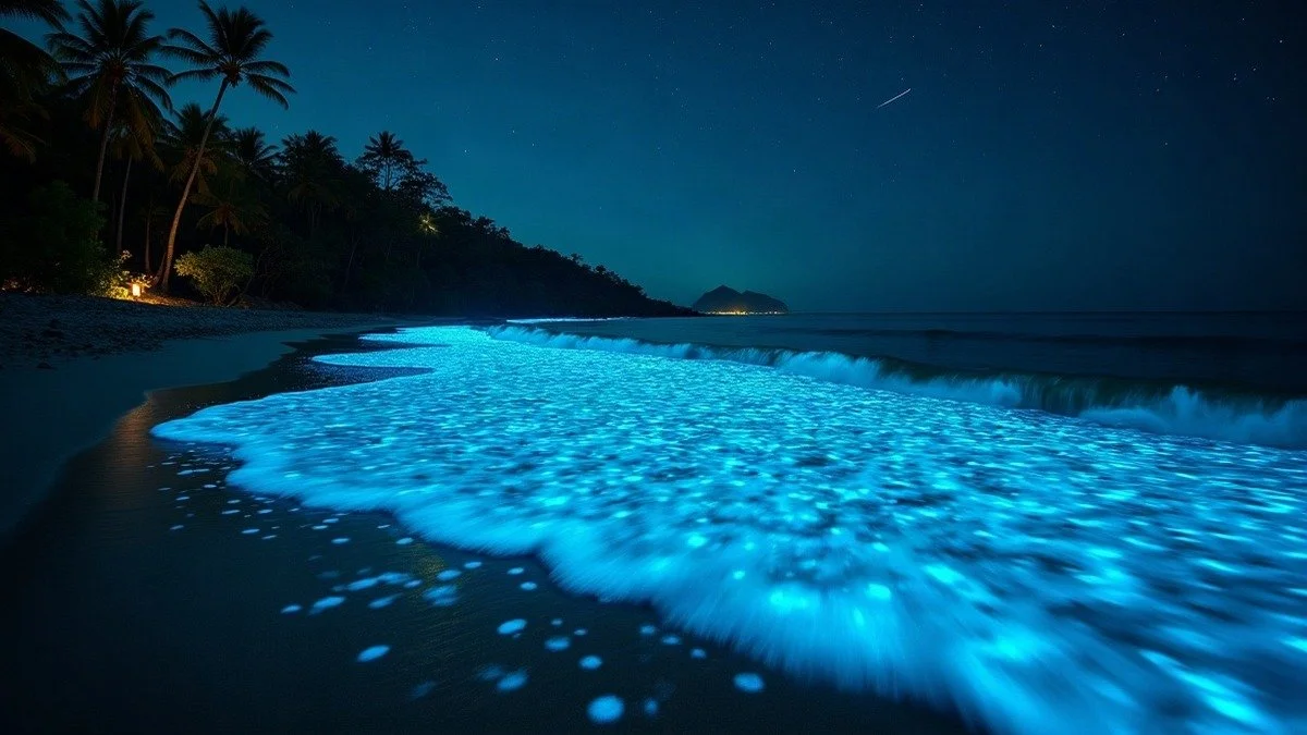 Bioluminescence in Nosara: Where and When to See the Glowing Ocean at Night