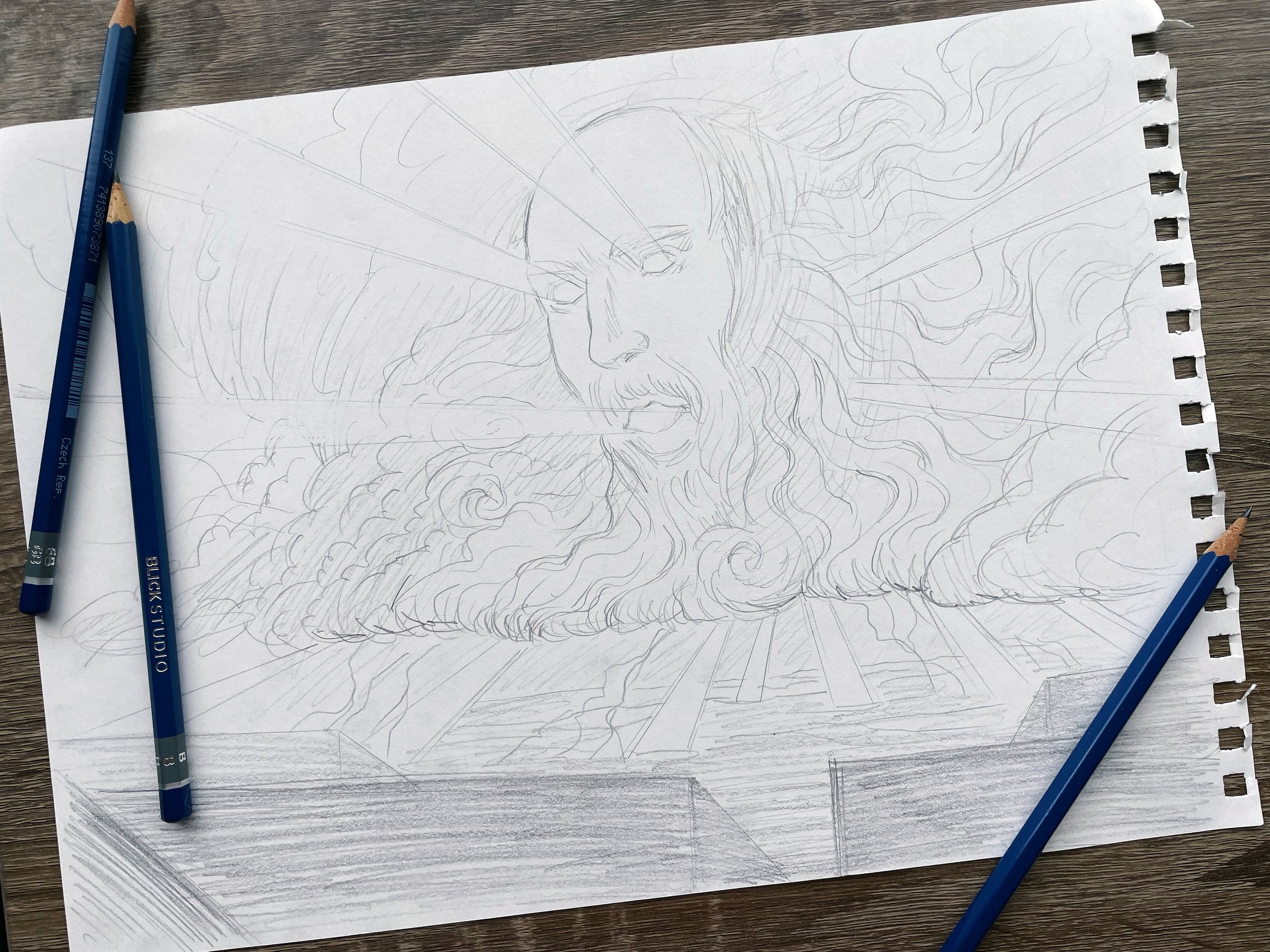 The Black Piper Art Book- ORIGINAL sketch