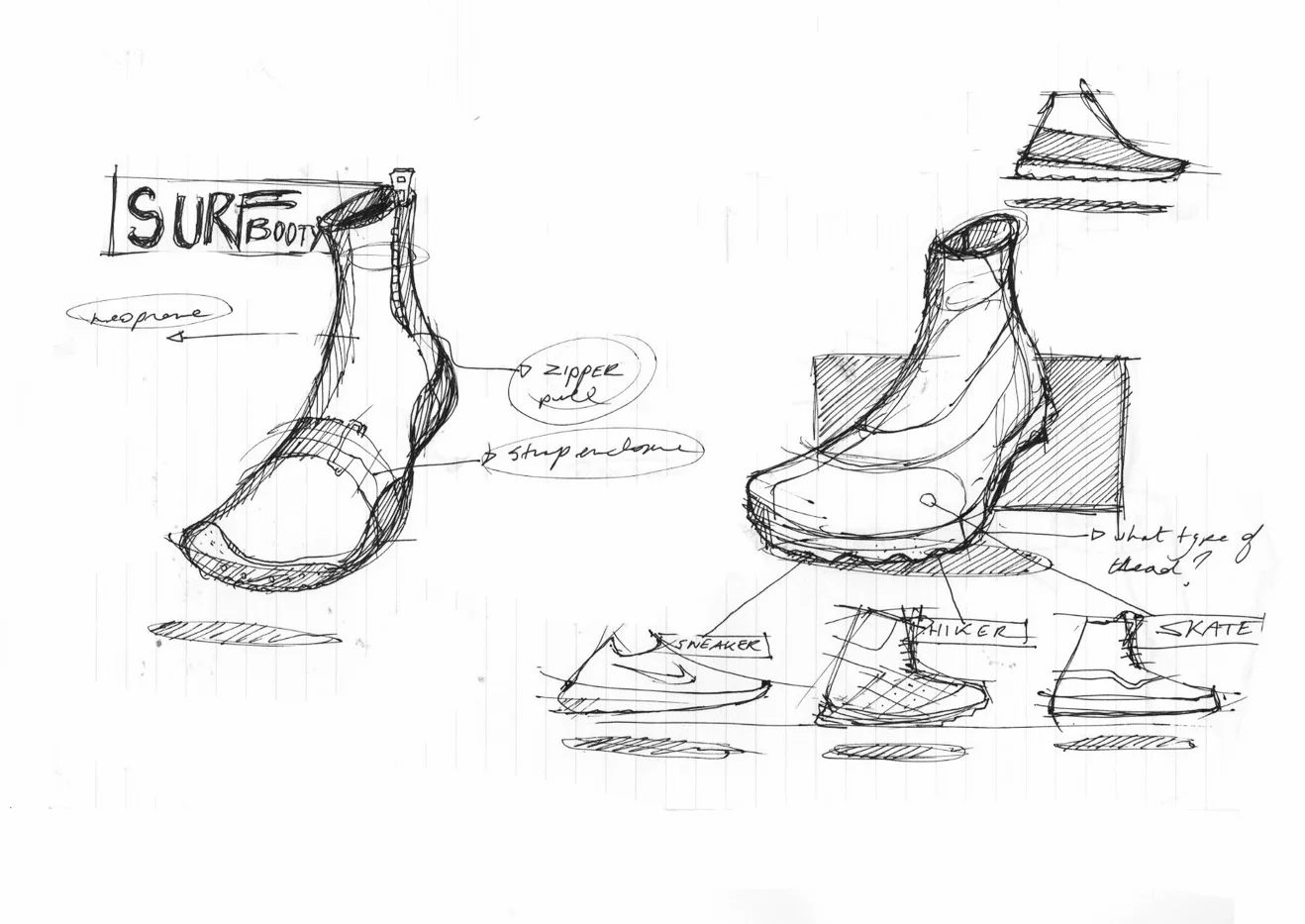 early Footwear major sketches.jpg
