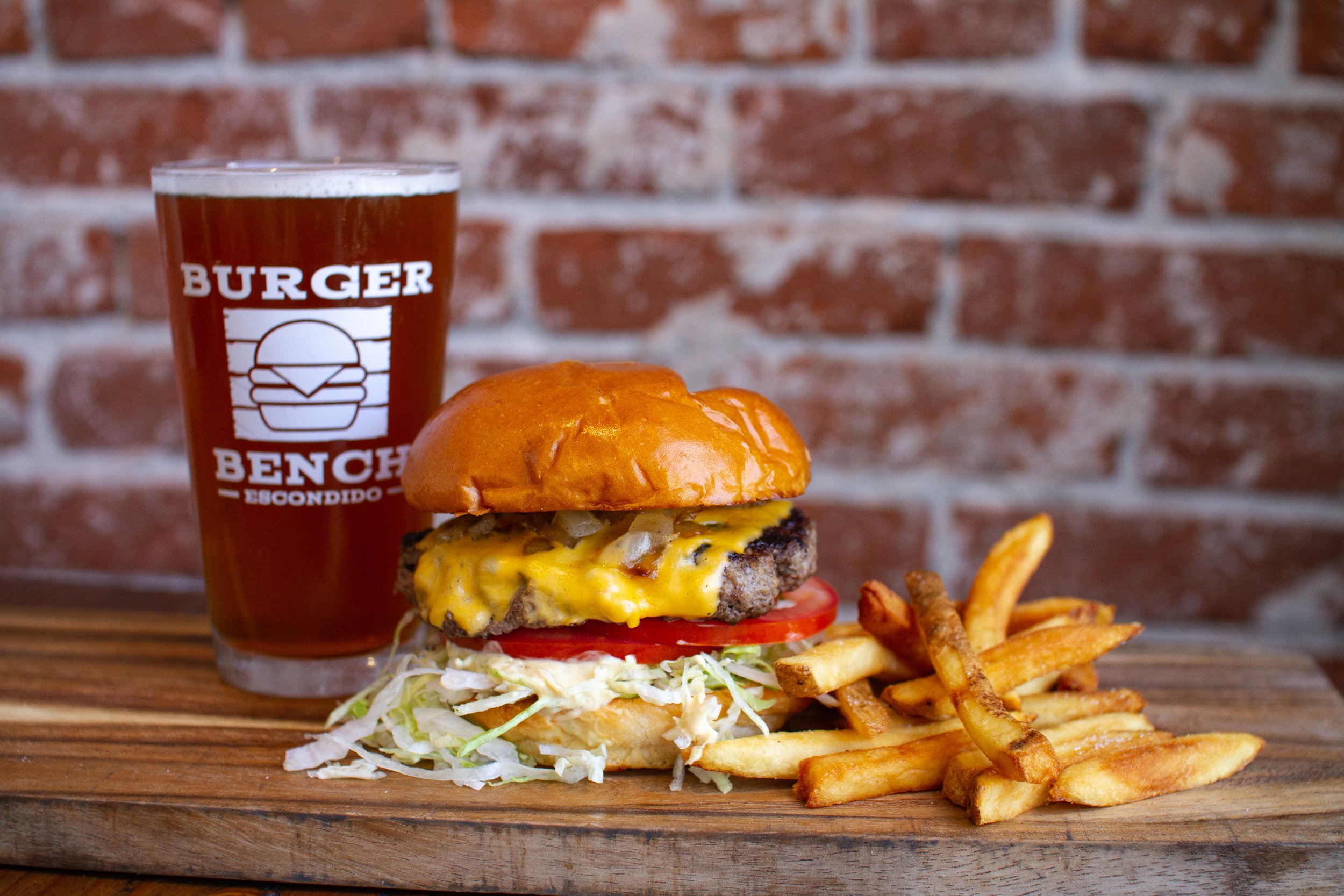 Classic Burger and Craft Beer at Burger Bench Vista