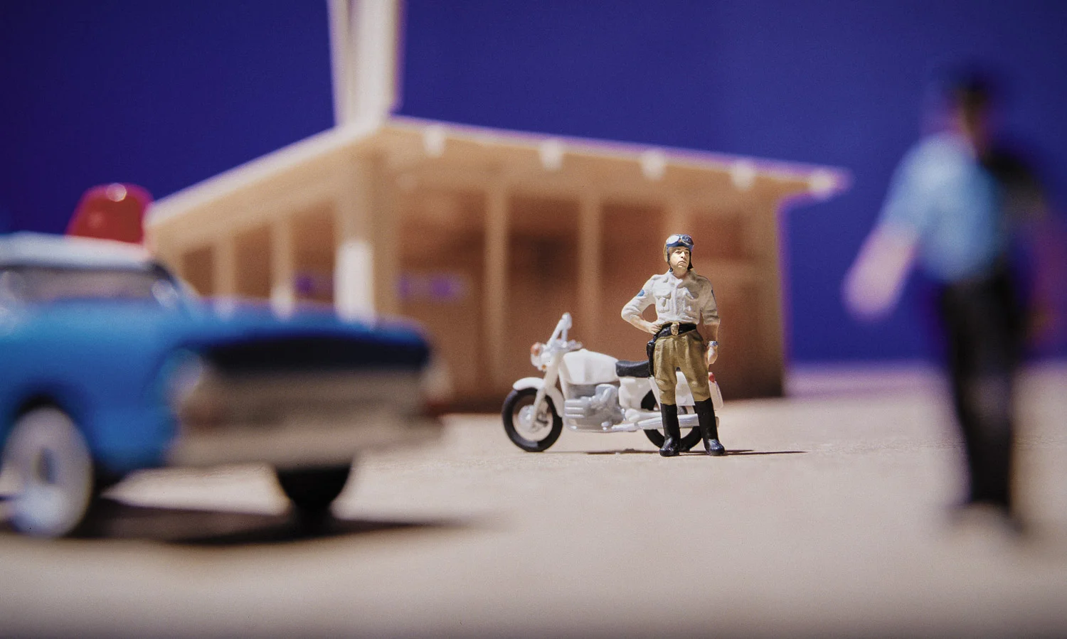 MODEL POLICEMAN PORTRAIT OF THE ARTIST