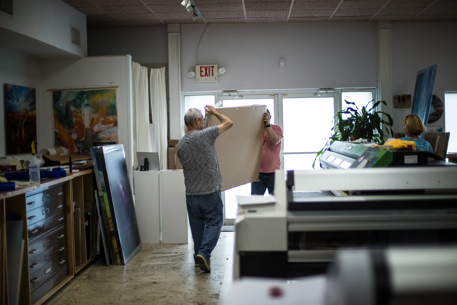 One of Koudis' carefully selected museum print labs, this one in Miami. ORDER OR INQUIRE