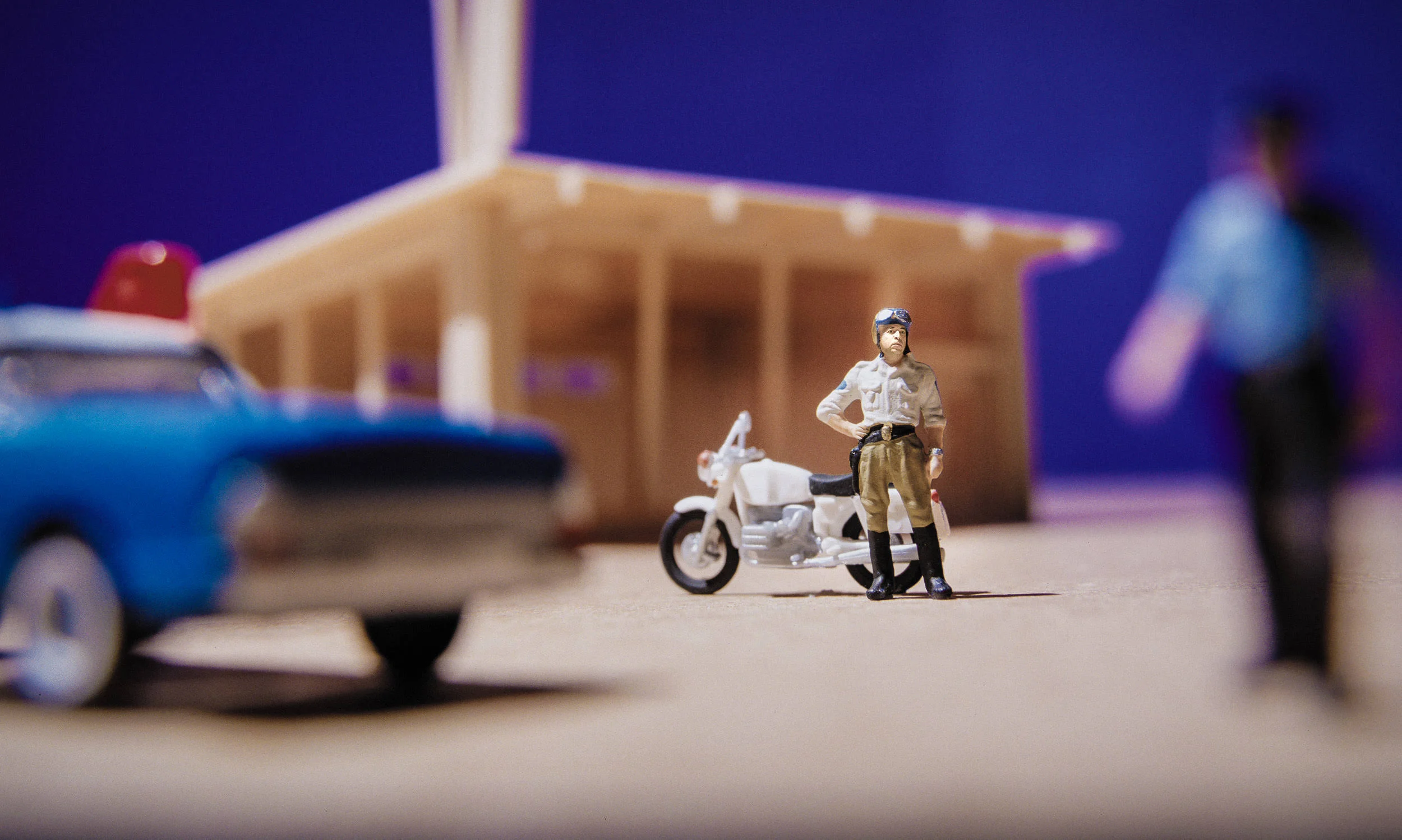 The Model Policeman, Self Portrait of the Artist as a Motorcycle Cop 2012, Signed Limited Edition of 20 ORDER OR INQUIRE