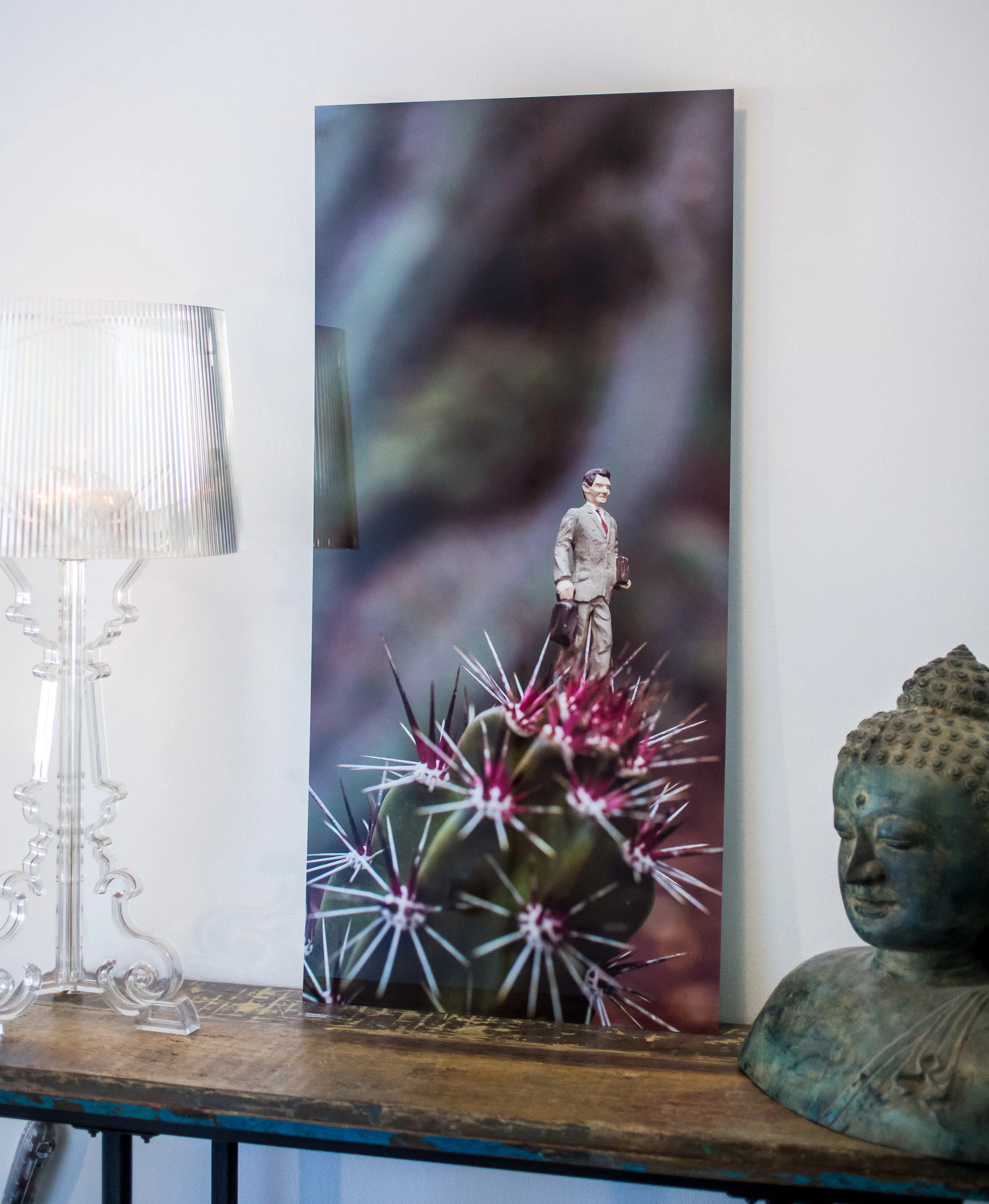 Rise to the Top — Success' Painful Reality 2013, Metal Print Shown. Signed Limited Edition of 20 ORDER OR INQUIRE