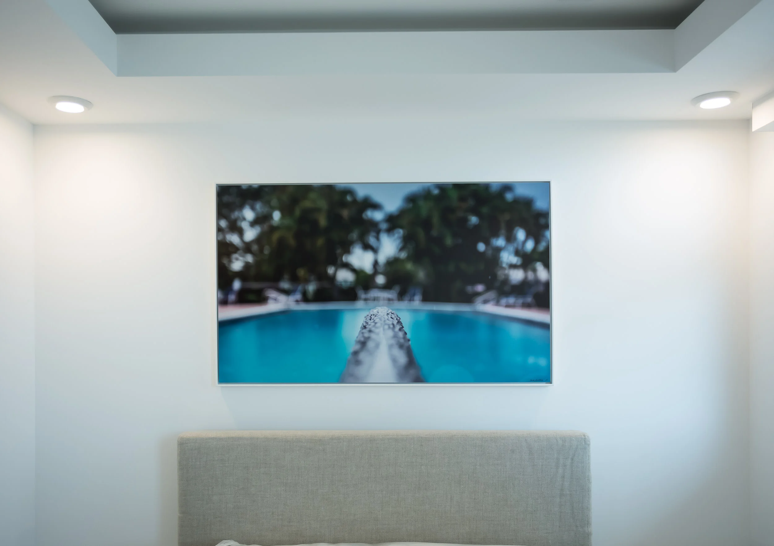 Poolside — Residential Installation 2016 Direct to Metal Print, Matte Finish igned Limited Edition of 20 ORDER OR INQUIRE