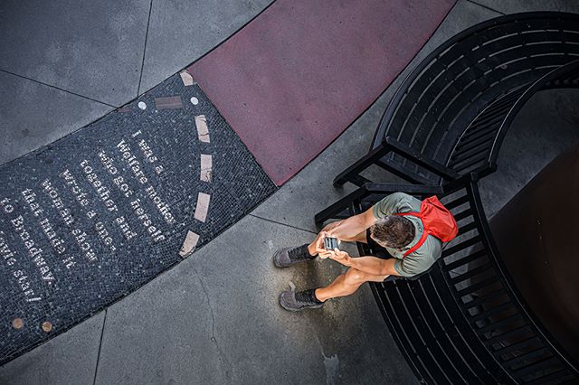 “Lost in the Wild” — Feeling distanced from the herd, this subject clutches his communication device and waits for a reassuring sign.
.
From Nick Koudis — “Street Safari — Humans in the Wild” #photoseries
.