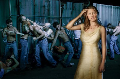 Jessica Biel - Gang of Admirers