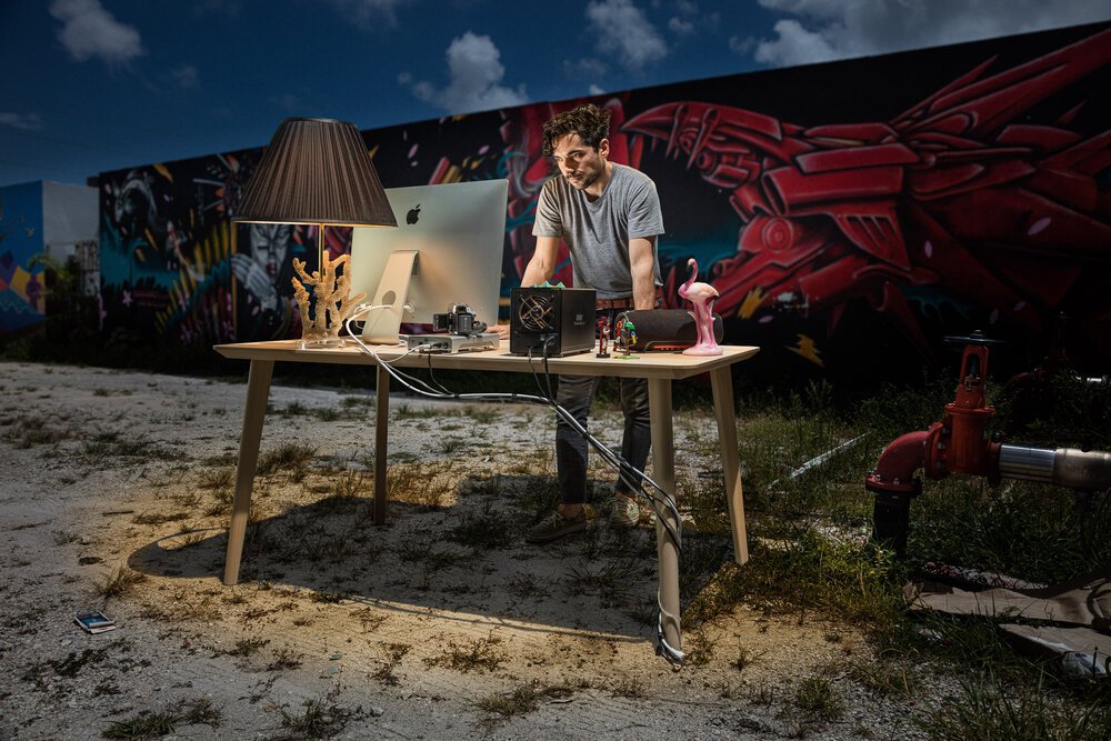 I have already shot background plates like this from Miami
