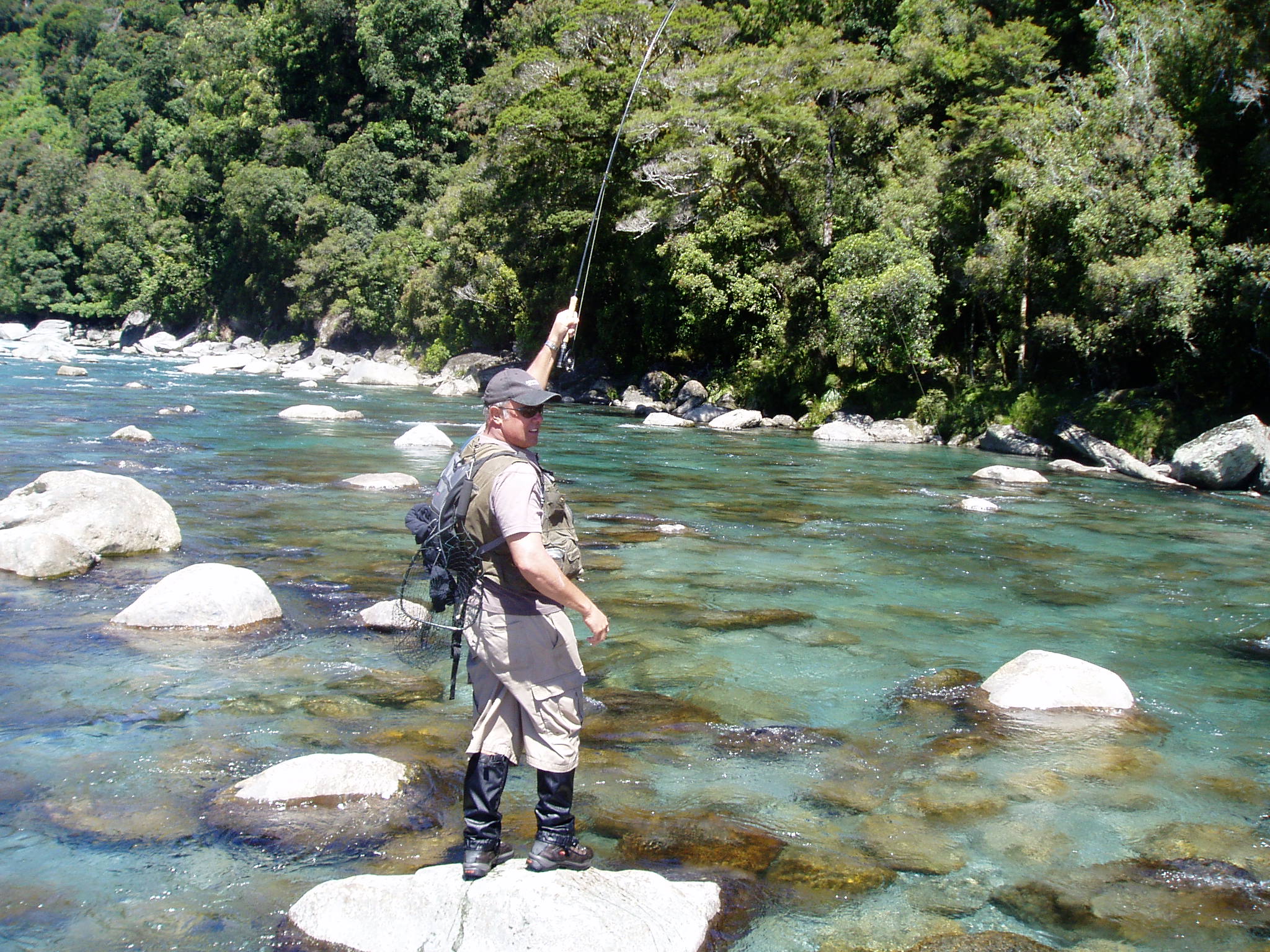 Fly Fishing in South Westland of New Zealand